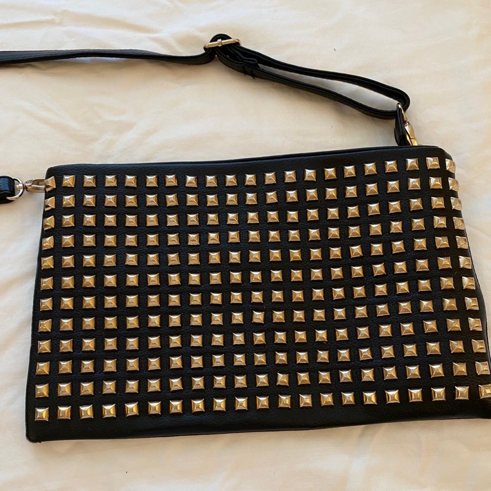 Street Level studded crossbody purse